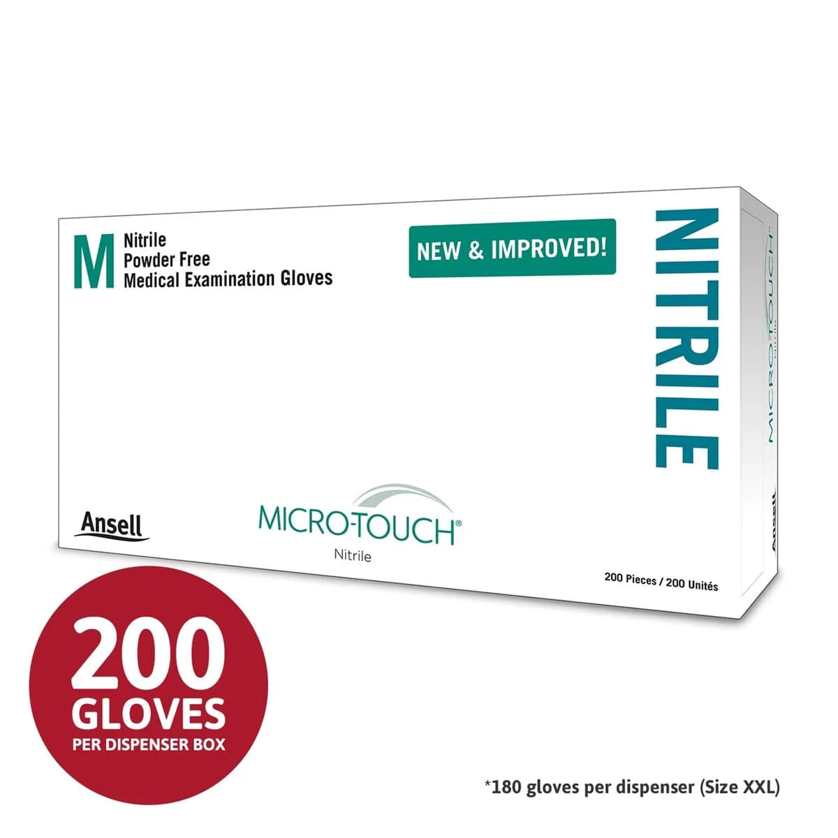 Microflex 6034303 Nit Disp Gloves Nl Pf Exam Blue Large Box/200 Units