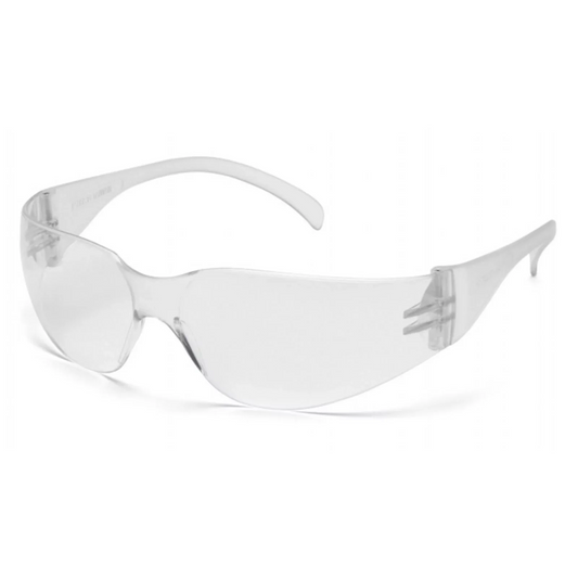 Pyramex Intruder Clear Frame Clear Hardcoated Lens, 12-Pk