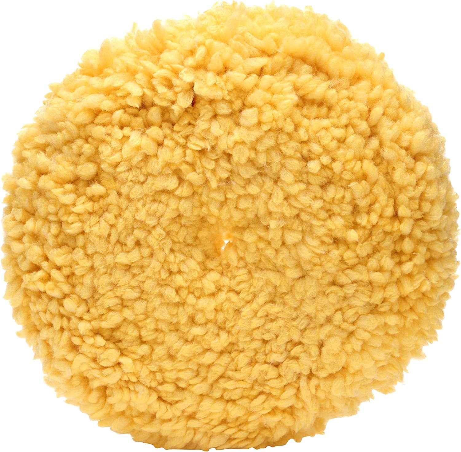 3M Wool Polishing Pad (05713) – for Boats, Cars, Trucks and Rvs – Single-Sided – 9 Inches , Yellow