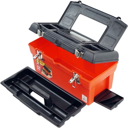 16.5" Utility Tool Box - 7 Compartments 