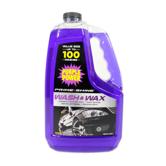 Purple Power, Prime Shine, Wash & Wax, 100Oz