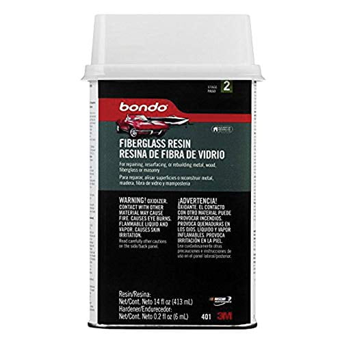 Bondo Fiberglass Resin - 0.9 Pint