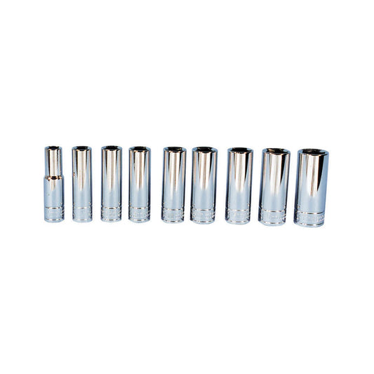  K Tool 3/8" Drive 9 Piece Deep Socket Set