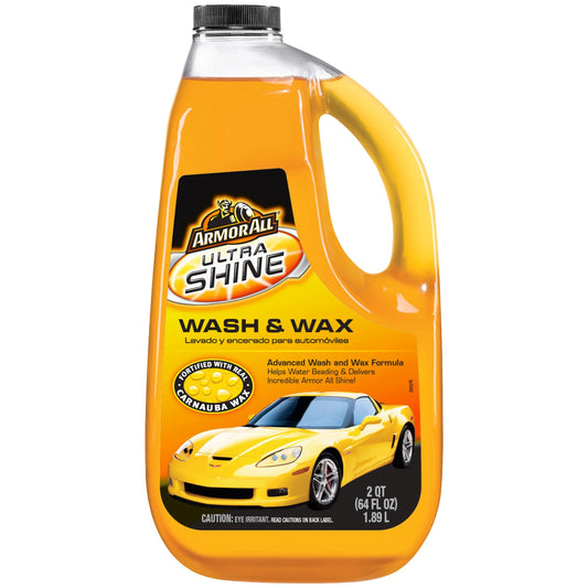 Armor All Ultra Shine Wash and Wax - 64 FL OZ Bottle