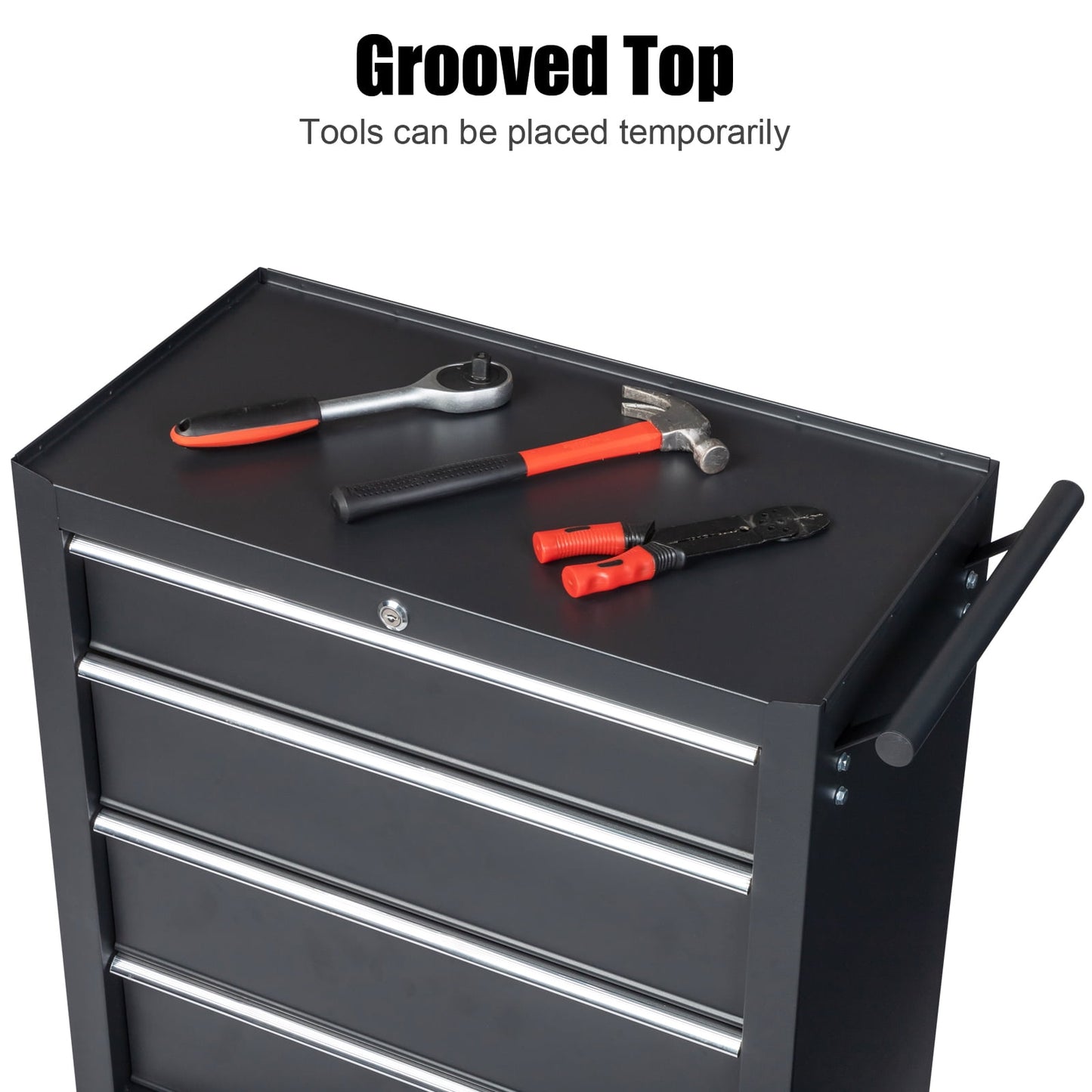 4-Drawer Tool Chest Rolling Tool Cabinet with Wheels for Auto Mechanics