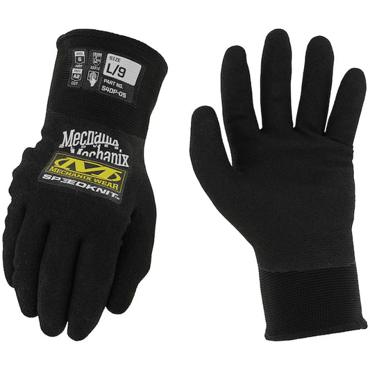 MECHANIX WEAR Black Nitrile Dipped Nylon Everyday Gloves, (1-Pair)