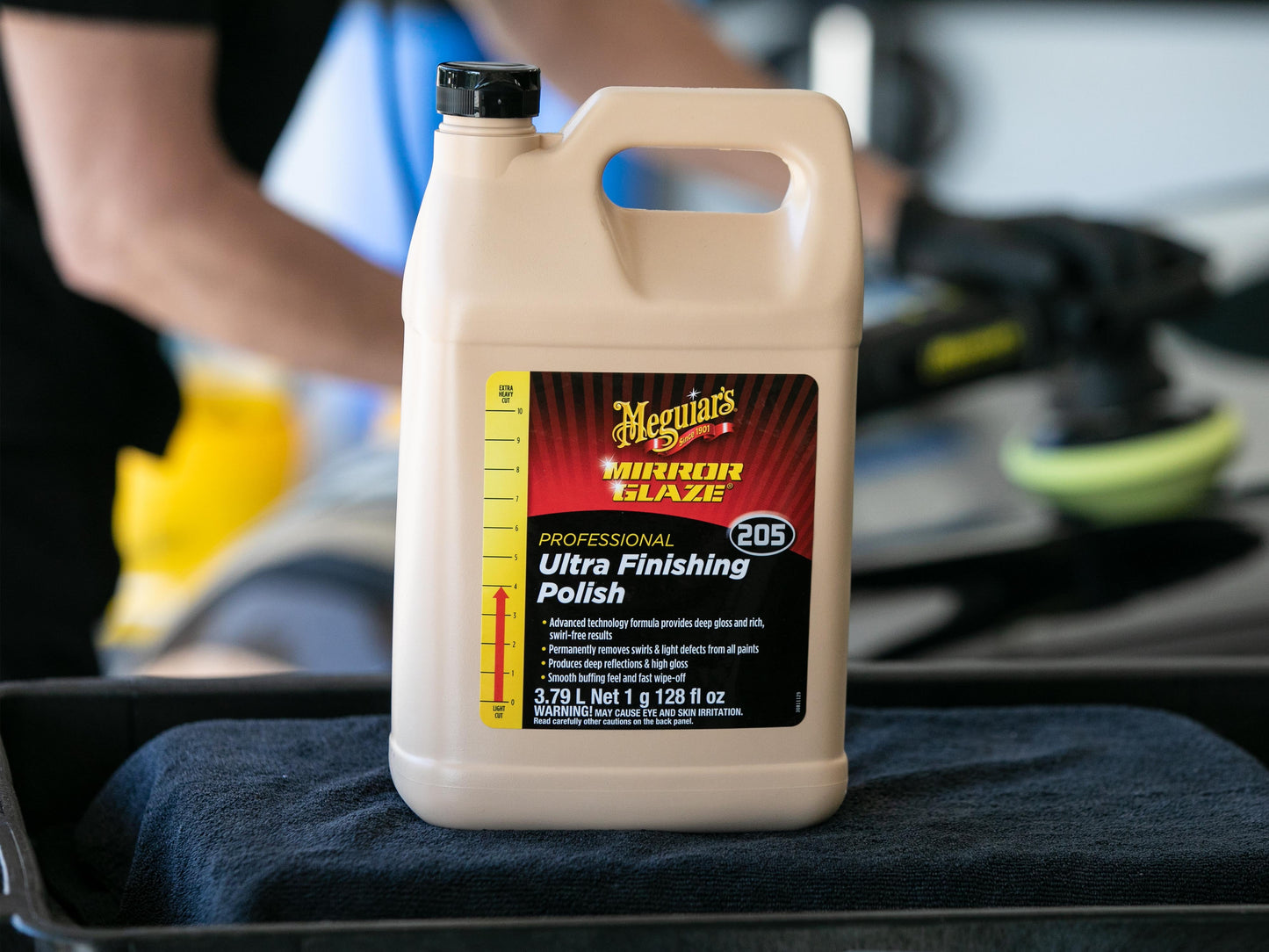 Meguiar's M205 Mirror Glaze Ultra Finishing Polish,M20501, 1 Gal