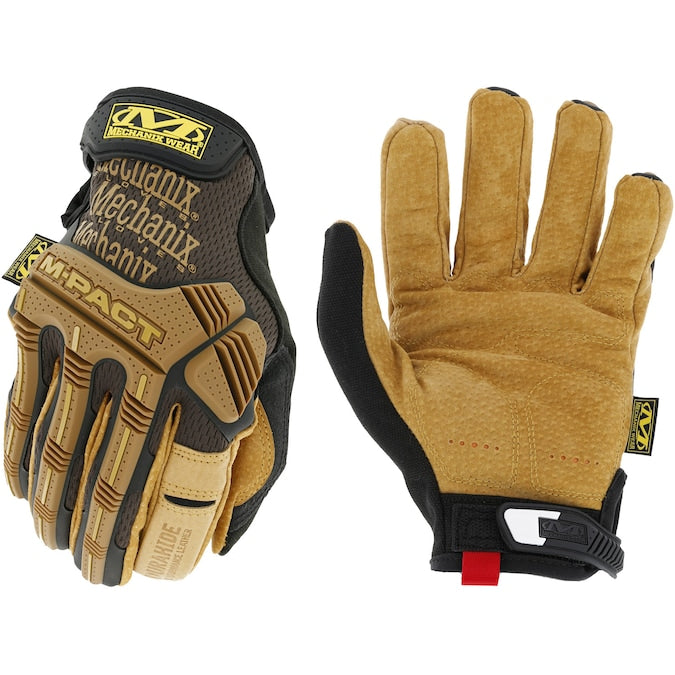 MECHANIX WEAR Black Leather Gloves, (1-Pair)