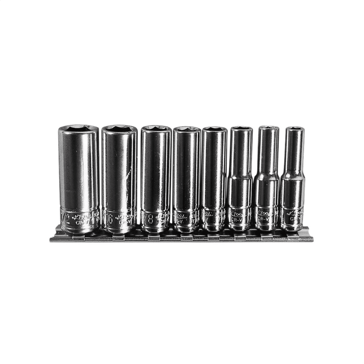 K Tool 8-Piece 1/4 " Drive SAE Deep Sockets