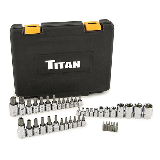 Titan 54137 43-Pc Master Star Bit Socket Set