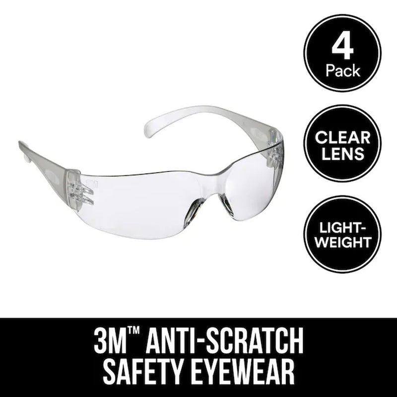 3M Virtua Plastic Safety Glasses