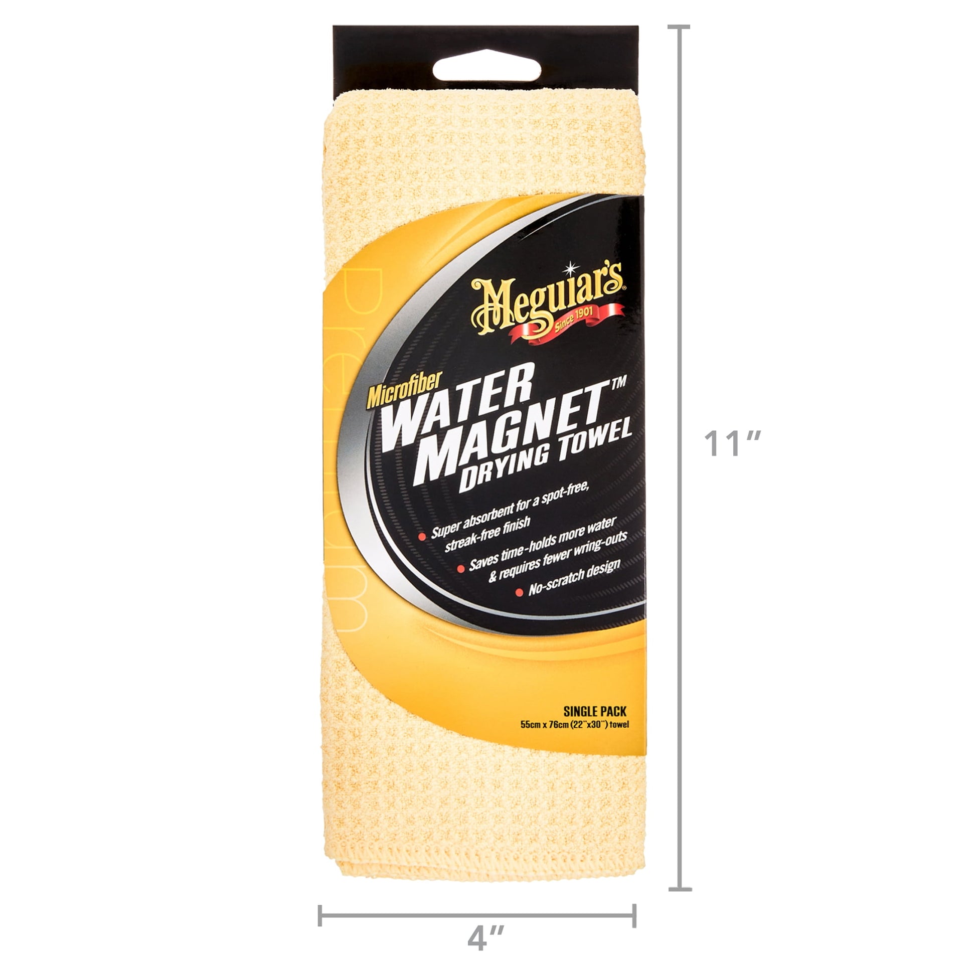 Meguiar's X2000 Water Magnet Microfiber Drying Towel, 1 Pack