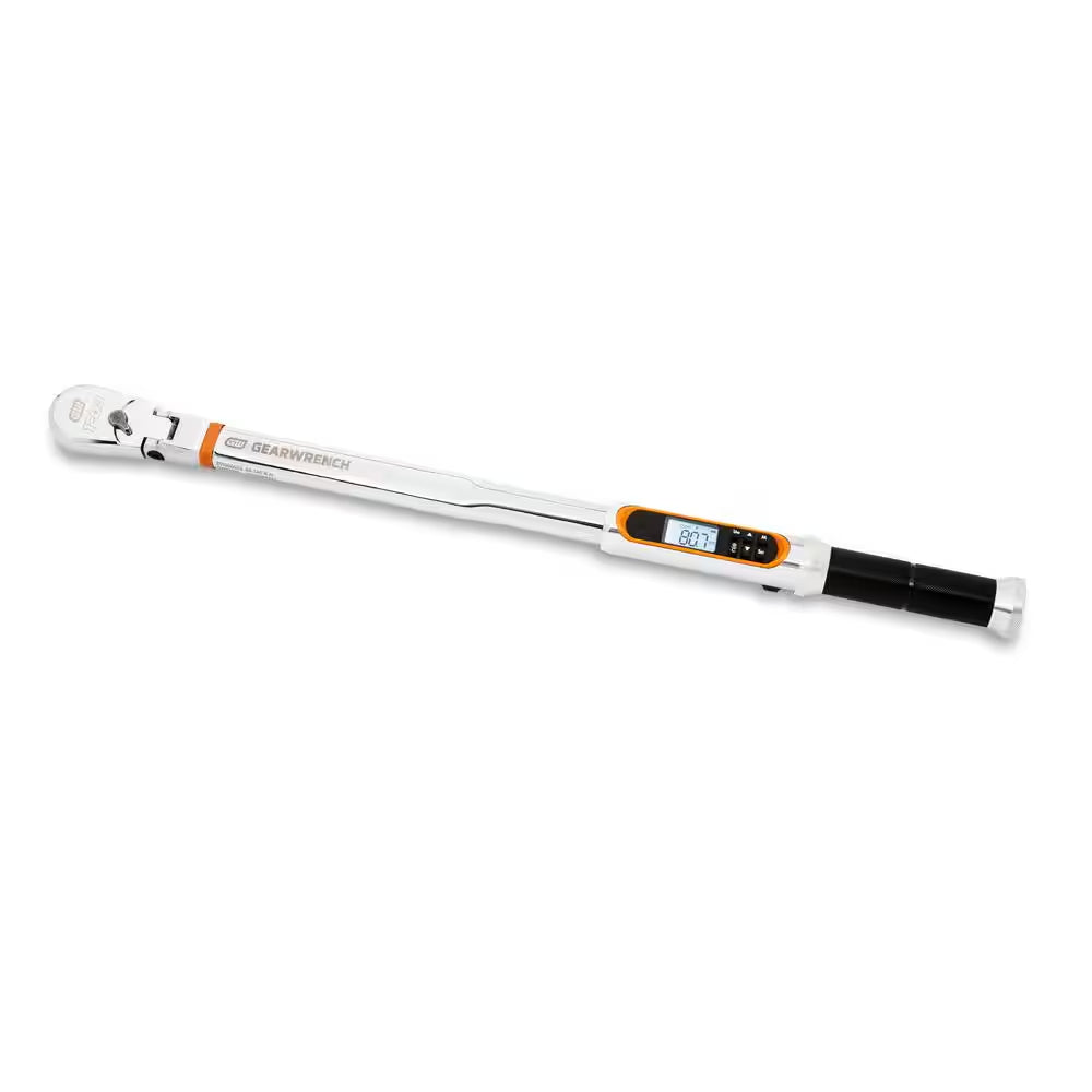 GEARWRENCH 1/2" 120XP™ Flex Head Electronic Torque Wrench with Angle