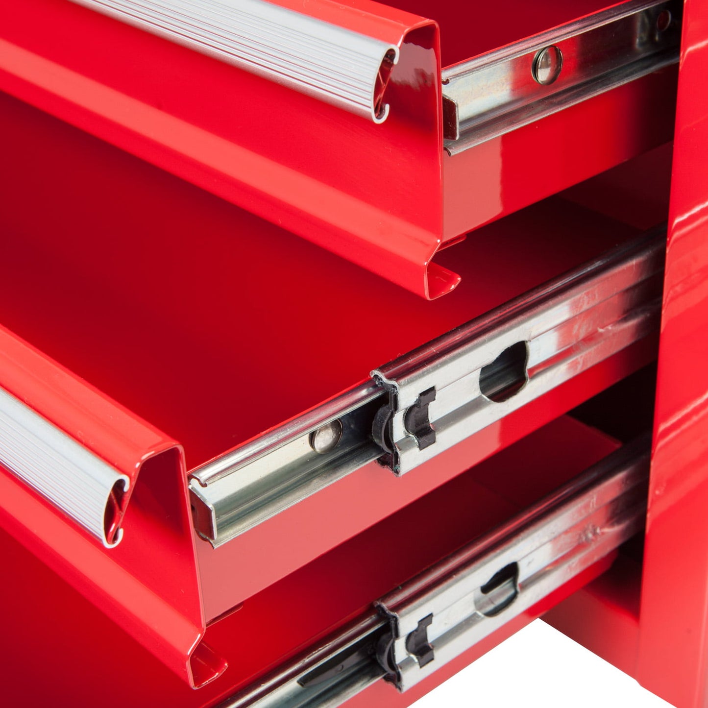 Torin 20" Portable 3 Drawer Red Steel Tool Box