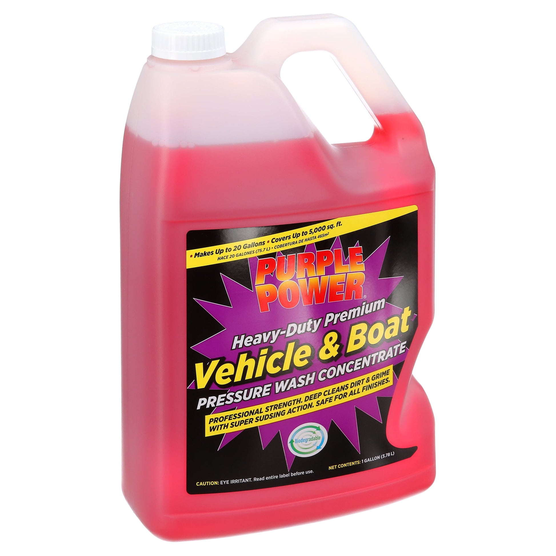 Purple Power Heavy-Duty Vehicle and Boat Concentrated Pressure Washer Fluid , 1 Gallon