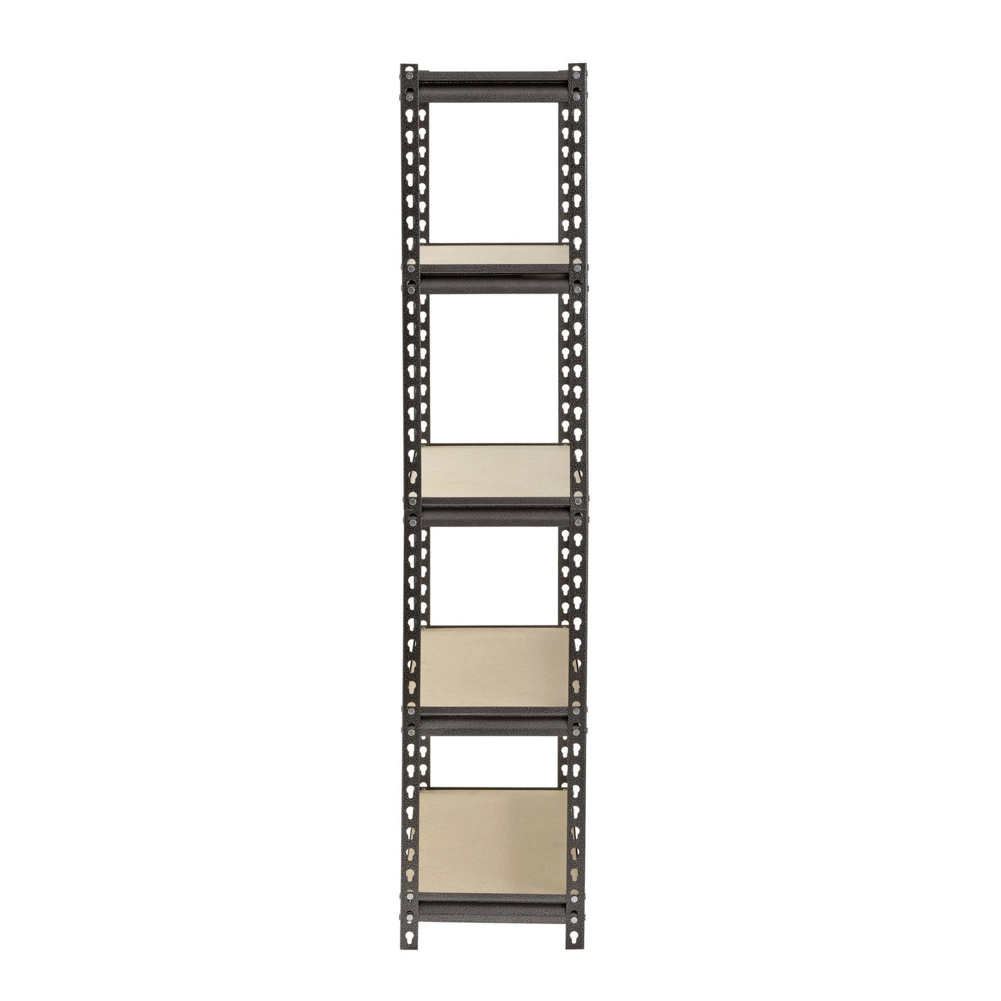 30"W X 12"D X 60"H 5-Shelf Steel Freestanding Shelves, 500 Lbs. Capacity per Shelf; Silver