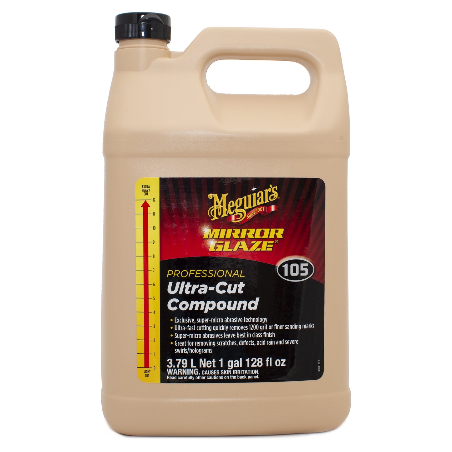 Meguiar's M105 Mirror Glaze Ultra-Cut Compound, M10501, 1 Gal