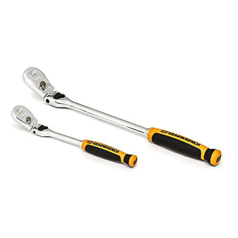 GEARWRENCH 2-Piece 1/4"- 3/8" Drive Flex Head Teardrop Ratchet Set