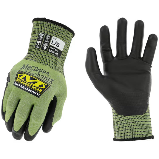 MECHANIX WEAR Black Polyurethane Dipped Hppe Gloves, (1-Pair)