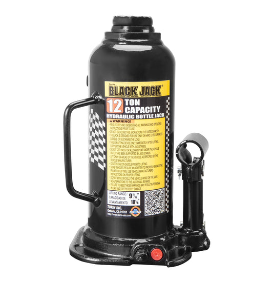 Torin Black Jack 12 Ton Welded Bottle Jack Black, T91213W