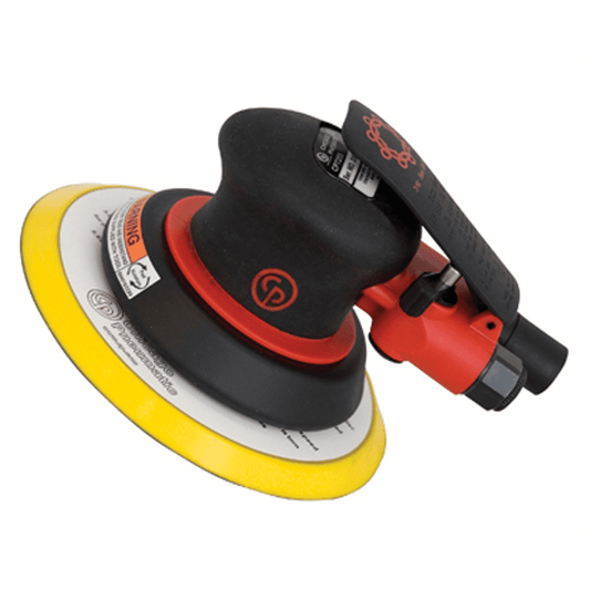 Chicago Pneumatic Premium Lightweight Random Orbital Sander, Red (12,000 RPM)