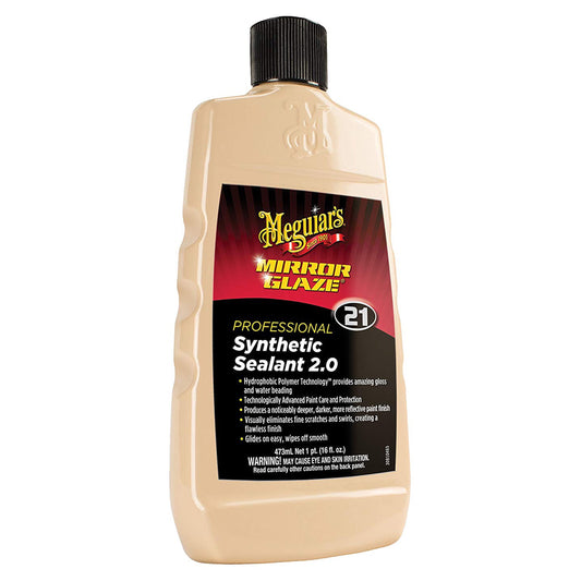 Meguiar's M2116 Mirror Glaze Synthetic Sealant 2.0, 16 Fluid Ounces