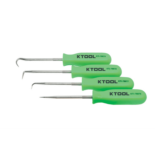 K Tool Pick Set, Neon Green, 4-Piece