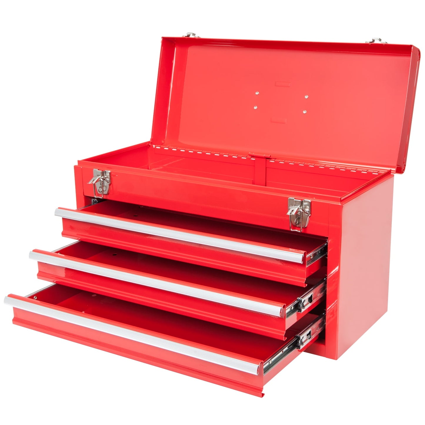 Torin 20" Portable 3 Drawer Red Steel Tool Box