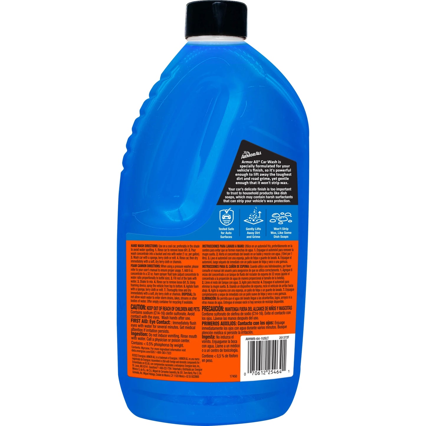 Armor All Foaming Liquid Car Wash - 64 FL OZ Bottle