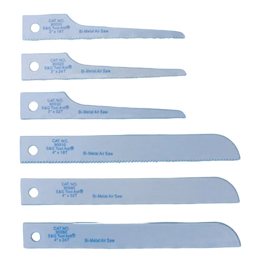 SG Tool Aid 90060 Reciprocating Air Saw Blades, 4" All Purpose 32