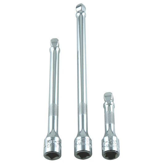 K Tool Wobble Extension Set 3/8" Drive, 3-Piece