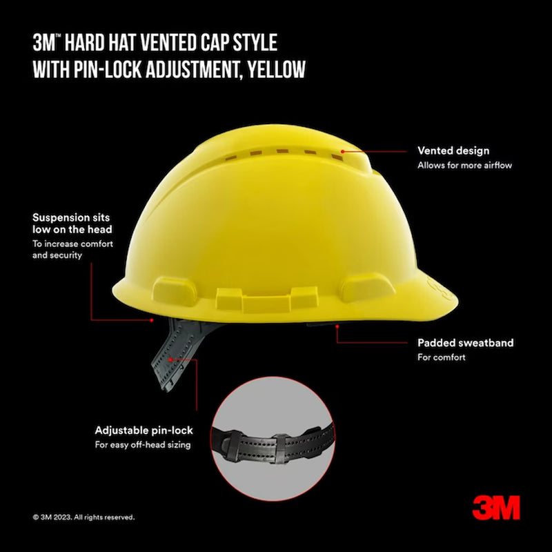 3M Yellow Hard Hat