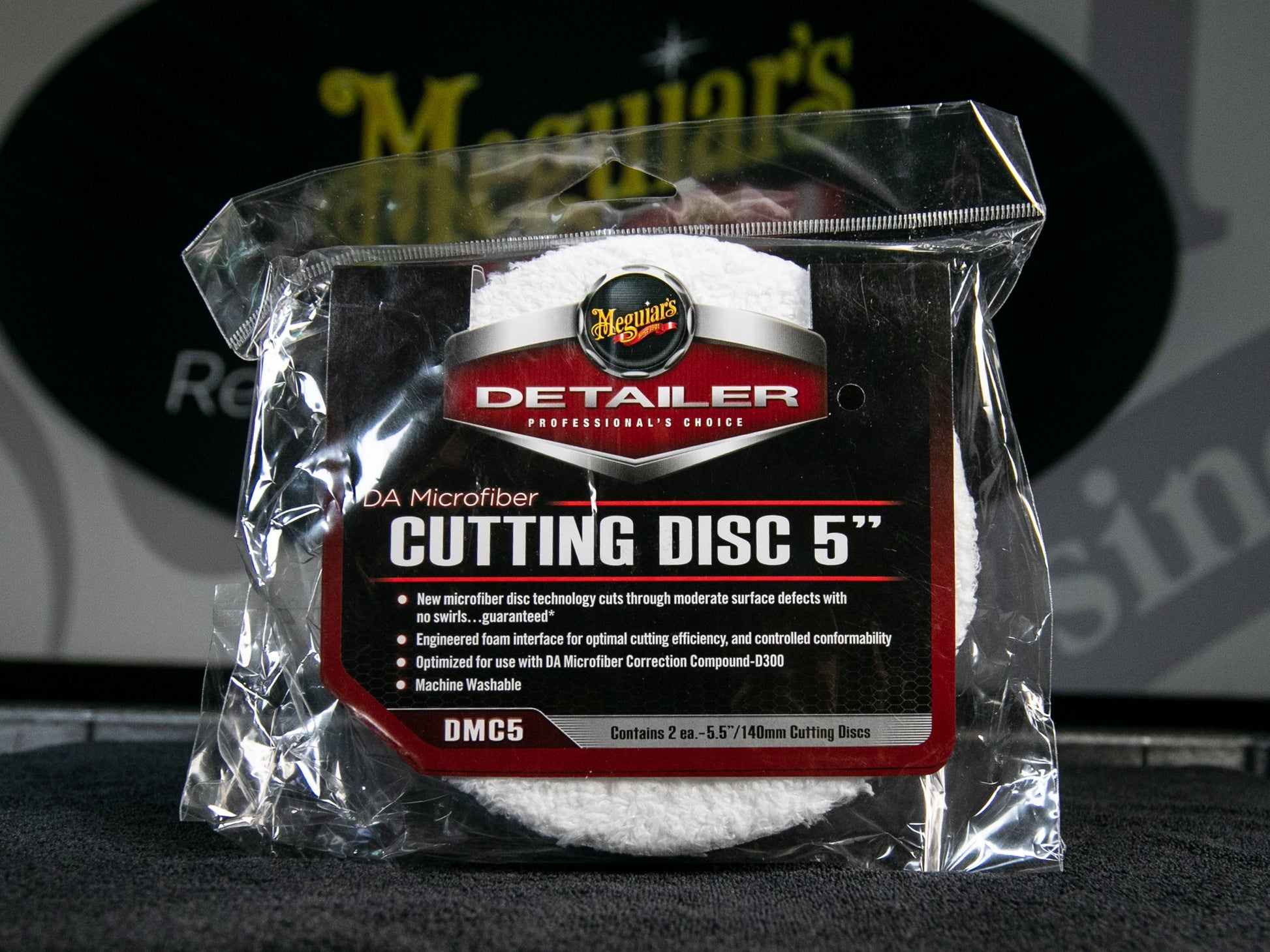 Meguiar's DA Microfiber Cutting Disc - 5 Inch, DMC5, 2 Pack