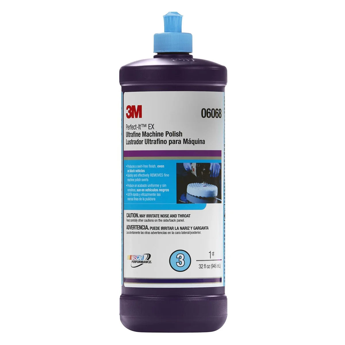 3M Perfect-It EX Ultrafine Machine Polish, 1 Qt 