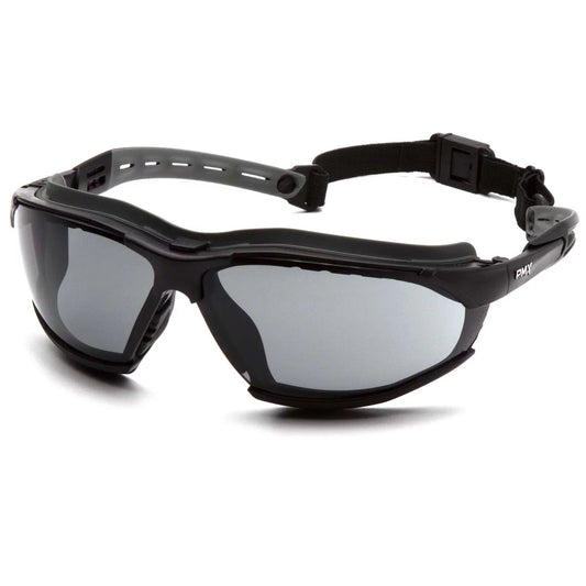 Pyramex Black-Gray Body / Gray H2MAX AF Lens Safety Glasses