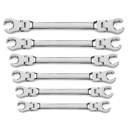 GEARWRENCH Metric Flex Flare Metric Nut Wrench Set (6-Piece)