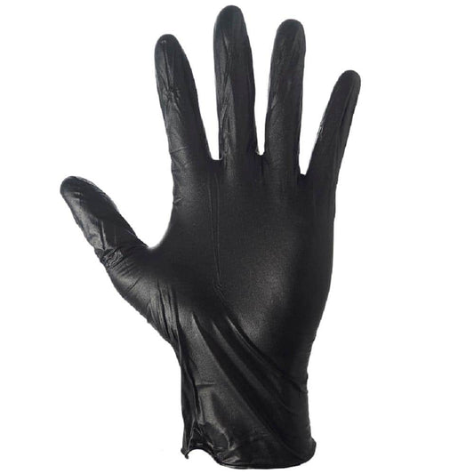 Grease Monkey Black Disposable Nitrile Gloves (100-Box)